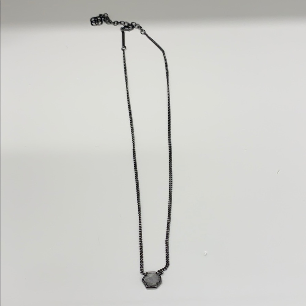Gunmetal Kendra Scott Necklace